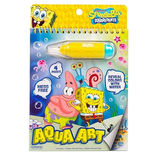 Spongebob Aqua Art, Mess-Free ...ess Free Coloring for Toddlers