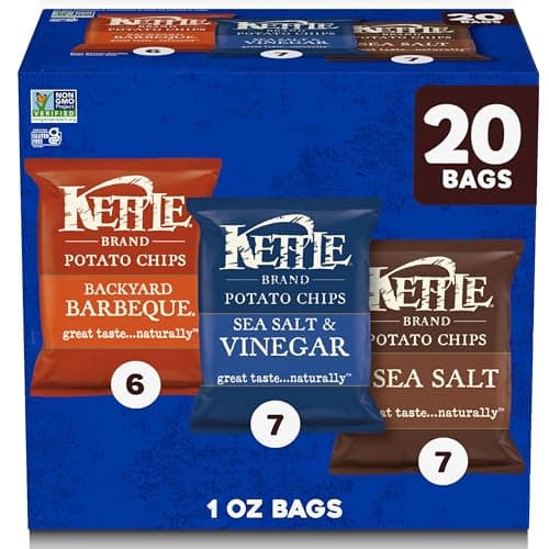 Kettle Brand Potato Chips 20-Count Variety Pack for $7.48 via Sub & Save + free shipping w/ Prime