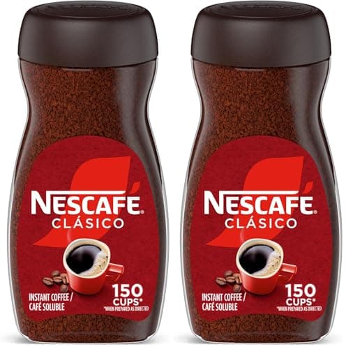 Nescafe Dark Roast Instant Cof...sico | 10.5 oz Jar | Pack of 2