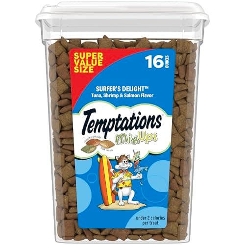 16-oz Temptations Cat Treats MixUps (Surfer's Delight) 3 for $17.80 w/ S&S