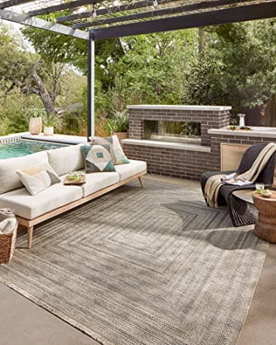 Loloi Dawn Collection Indoor/O...Natural 6'-4" x 9'-2" Area Rug