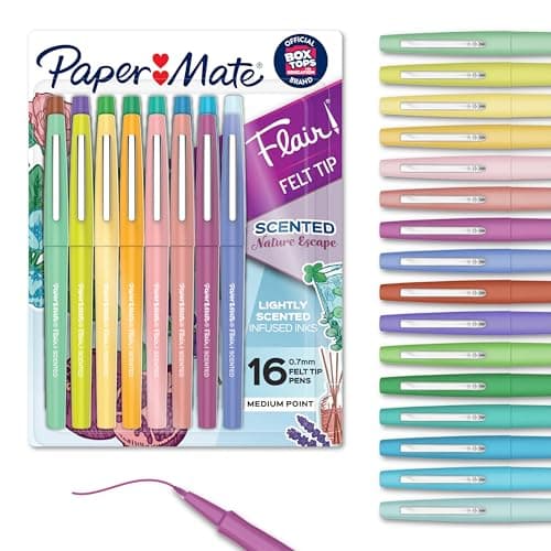 Paper Mate Flair Nature Escape...ng, Coloring, Teacher Supplies