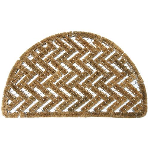 Rubber-Cal 10-100-510 Caspian ...craper Doormat, 18" x 30", Tan