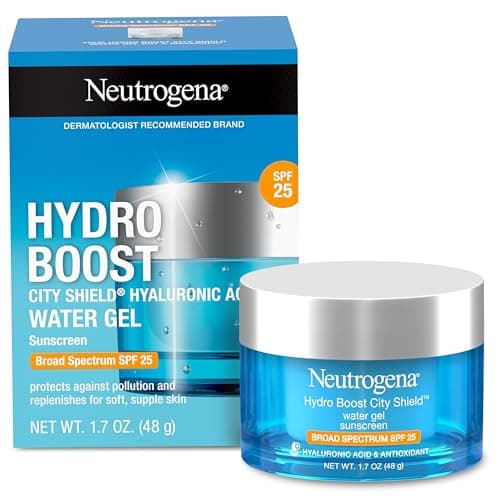 1.7-Ounce Neutrogena Hydro Boost City Shield Water Gel Face Moisturizer (SPF 25) $12.98 w/ S&S + Free Shipping w/ Prime or on $35+