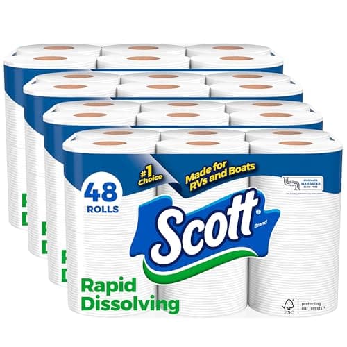 [SnS, AC] $18.71* | 48-Ct Scott Rapid-Dissolving Septic-Safe 1-Ply Toilet Paper at Amazon
