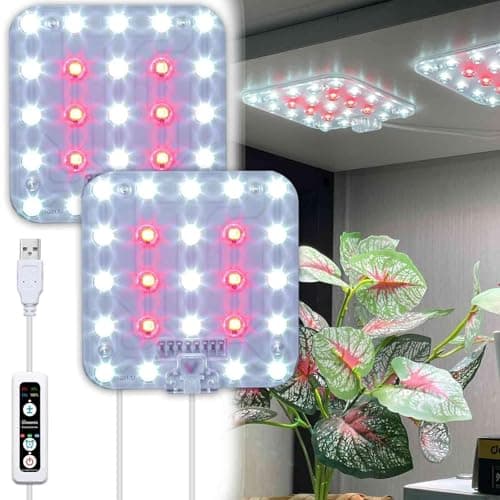 Dommia Full Spectrum LED Grow Light 1-Pack for $10 + free shipping w/ Prime