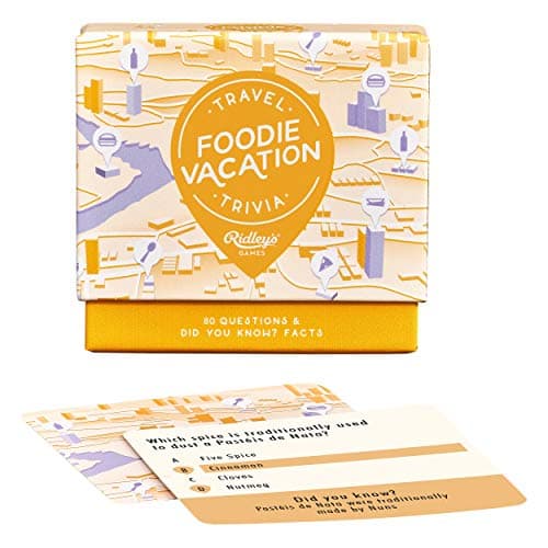 Ridley's Foodie Vacation Trivi...Quiz Cards, Makes a Great Gift