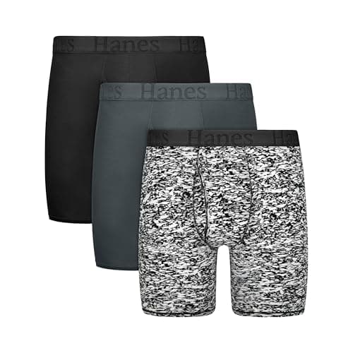 3-pk Hanes Men's SuperSoft Viscose from Bamboo Underwear $9.50