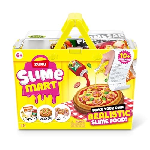 Slime Mart Small Basket by ZUR...et Toys - Sensory Toys (Pizza)
