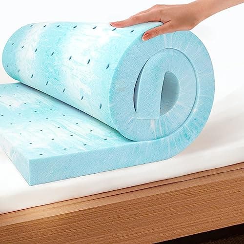 EGO Topper 2 Inch Queen Memory...-US Certified, 60"×80", Medium