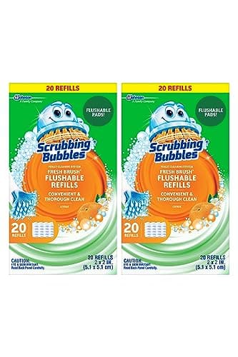 Scrubbing Bubbles Flushable To...us Scent, 20 Count (Pack of 2)