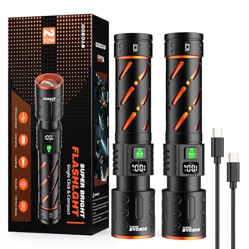Gosdas 30W Rechargeable Flashlights 2-Pack for $17 + free shipping w/ Prime