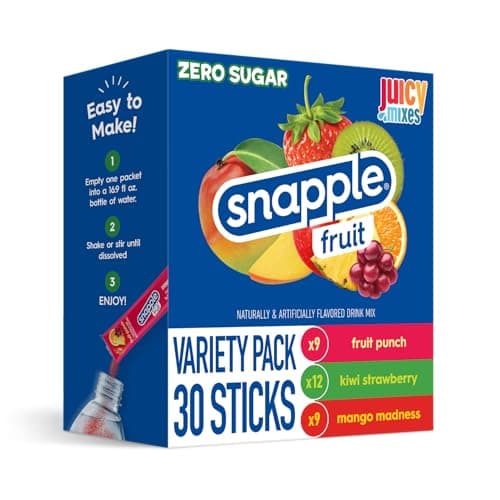 Snapple Drink Mix 30-Count Variety Pack Only $3.78 Shipped on Amazon (Reg. $9)
