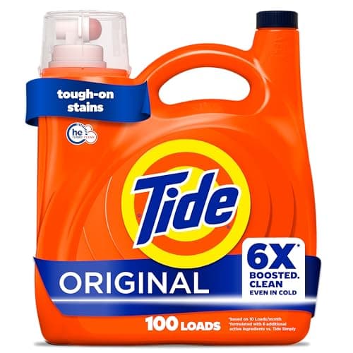 125-Oz Tide Liquid Laundry Detergent (Original) 4 for $38.45 (after $15 Rebate) + Free S&H