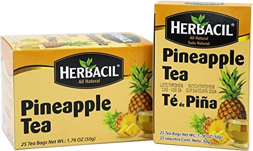Herbacil Pineapple Tea, Herbal...ox (50 Tea Bags), 1.76 oz Each