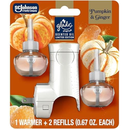 [S&S]Glade PlugIns Refills Air Freshener Starter Kit 0.67 Fl Oz, 1 Warmer + 2 Refills $4.56 + Free S&H w/ Prime or $35+