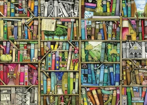 Wonder Forge Bizarre Bookshop ...ant Imagery | Amazon Exclusive