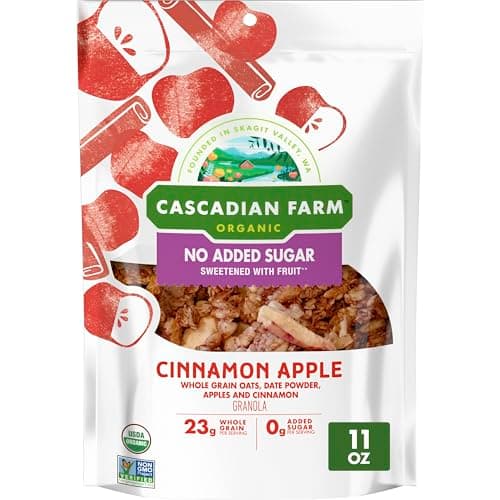Select Accounts: 11-Oz Cascadian Farm Organic Granola (Cinnamon Apple) $3.37 w/ S&S + Free Shipping w/ Prime or on $35+