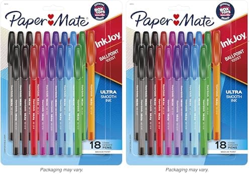 2-Pack 18ct. ea. Paper Mate InkJoy 100ST Ballpoint Pens, Medium Point $5.68 w/s&s + Free Shipping w/ Prime or on $35+