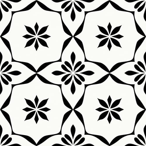 SUNPEEL 20-Pack Peel and Stick Floor Tile, 7.9”x7.9” Vinyl Flooring for Bathroom Kitchen, Waterproof Non-Slip Durable Self-Adhesive Easy DIY Removable No Residue White