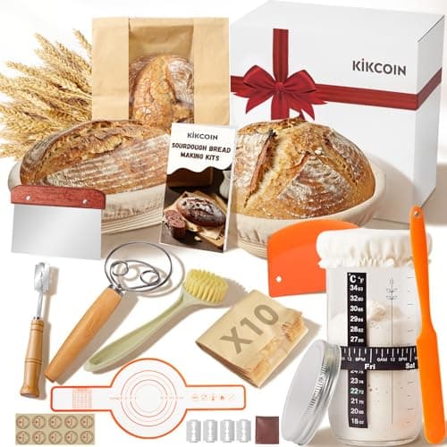 Prime Members: 13-Pc Kikcoin Sourdough Starter Kit w/ Proofing Baskets & Accessories $13.50 + Free S&H