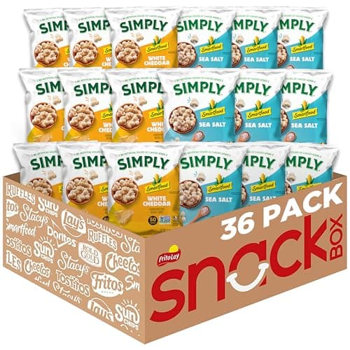 Smartfood Simply Variety Pack,... and Sea Salt 0.5oz (36 Count)