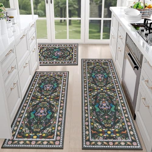 Washable Non-Slip Kitchen Rug 3-Piece Set from $18.99 Shipped for Prime Members