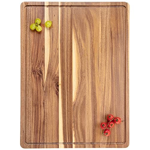 24 Inch XXL Countertop Cutting...ard with Handles, Juice Groove