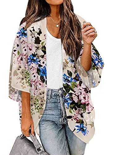 Women’s Chiffon Kimono from $4.49 on Amazon