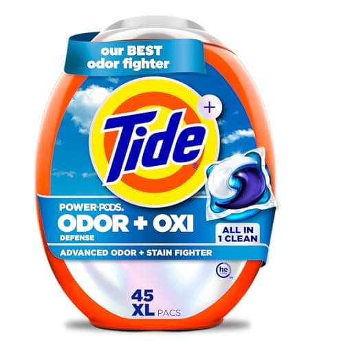 [SnS, AC] $44.48* | 4 × 45-Count Tide PODS with Odor Eliminators Laundry Detergent Pacs (Ultra OXI Power) ($11.12 each) at Amazon