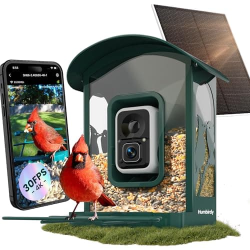 Humbirdy 4K Solar Bird Feeder w/ Camera for $67 + free shipping