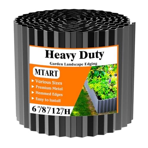 6"x40-Foot Corrugated Metal Garden Edging for $19 + free shipping w/ Prime