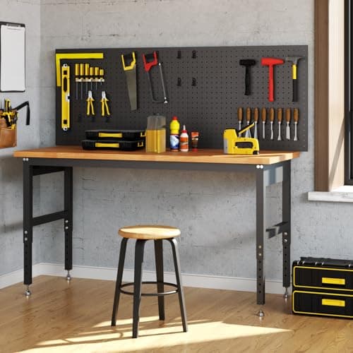 GarveeTech 48" Adjustable Heig...for Garage, Shop, Home, Office