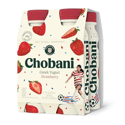 Chobani® Low-Fat Greek Yogurt Drink Strawberry 7 fl oz 4PK