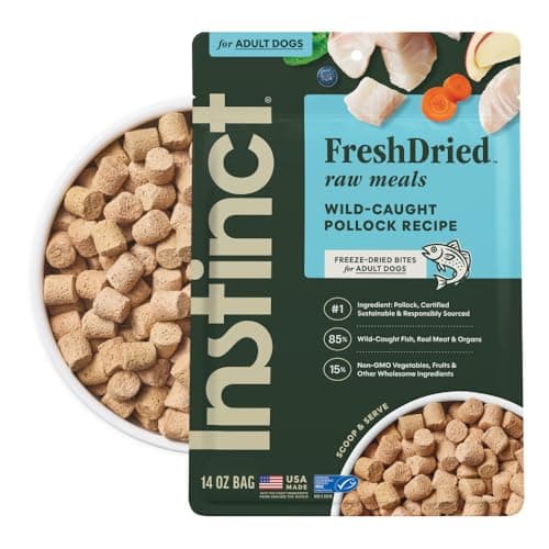 Instinct Freeze-Dried Meals, F...ild-Caught Pollock, 14 oz. Bag