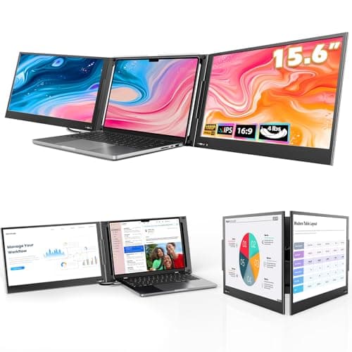 15.6" QQH FHD IPS Triple Laptop Screen Extender $227.98 + Free Shipping
