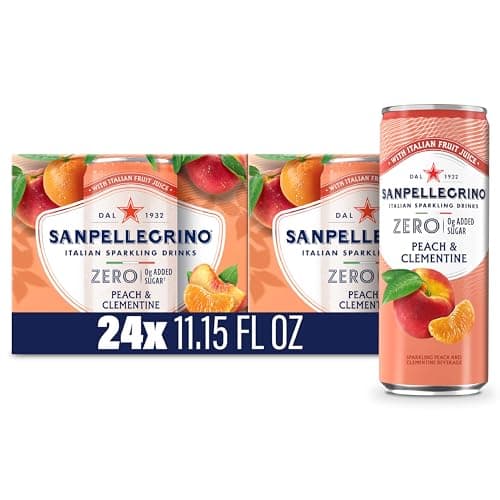 [SnS, AC] $12.61* | 24-Pack 11.15-Oz San Pellegrino Zero Italian Sparkling Drinks (Peach Clementine) at Amazon