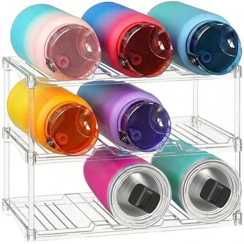 Water Bottle Organizer Just $9.99 Shipped w/ Amazon Prime (Holds NINE Bottles!)