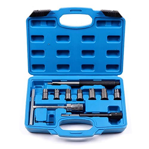 SCITOO 10pcs Seat Cutter Diese...T-Handle Angled Reamer Hex Key