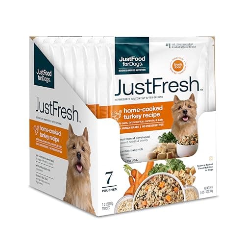 JustFoodForDogs JustFresh Wet ...-Cooked Turkey, 12 oz - 7 Pack