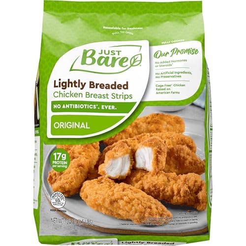 Just Bare Lightly Breaded Chic... 16G Protein |Frozen | 1.50 LB