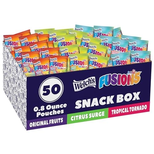 Select Accts: 50-Pk 0.8-Oz Welch's Juicefuls Fusions Fruit Snacks Variety Box $9.85 w/ S&S