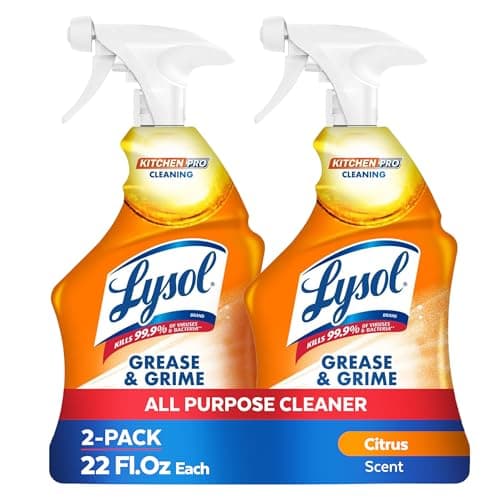 22-Oz Lysol Pro Kitchen Cleaner & Degreaser Spray (Citrus Scent) $2.80 & More w/ S&S