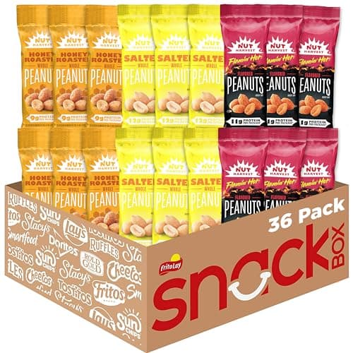Nut Harvest Peanuts 36-Count Variety Pack Just $11 Shipped on Amazon (Reg. $20)
