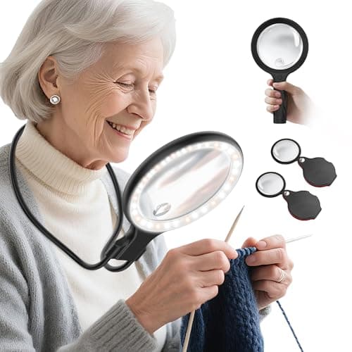 Neck Wear Magnifying Glass for $15 + free shipping w/ Prime