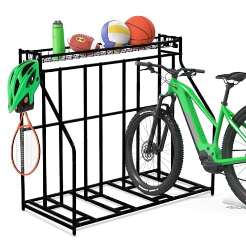 YES4ALL 4-Bike Stand, Bike Sto... Sporting Gear Storage Station
