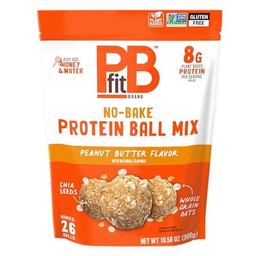 10.58-Oz PBfit No Bake Peanut Butter Protein Ball Mix $3.68 w/ S&S + Free Shipping w/ Prime or on $35+