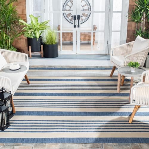 SAFAVIEH Washable Rug Outdoor ...Backyard, Mudroom (CY6062-233)