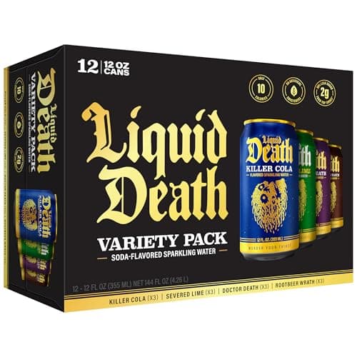 Liquid Death Flavored Sparkling Water 12-Pack Just $7 Shipped on Amazon