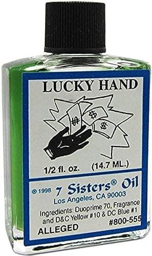 INDIO 7 Sisters Of New Orleans Perfumed Anointing Oil - LUCKY HAND 1/2oz
